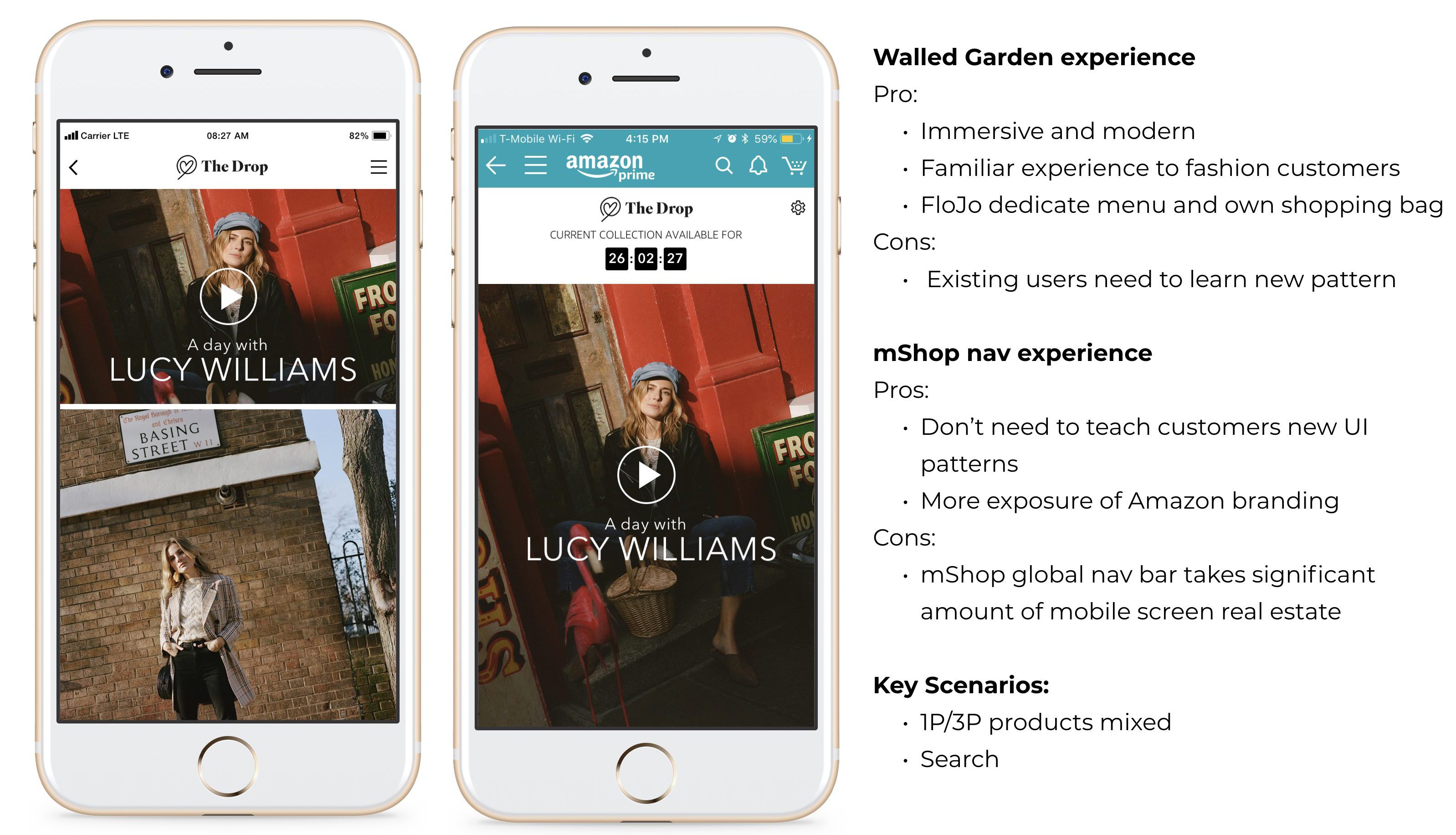 Walled Garden VS mShop experience