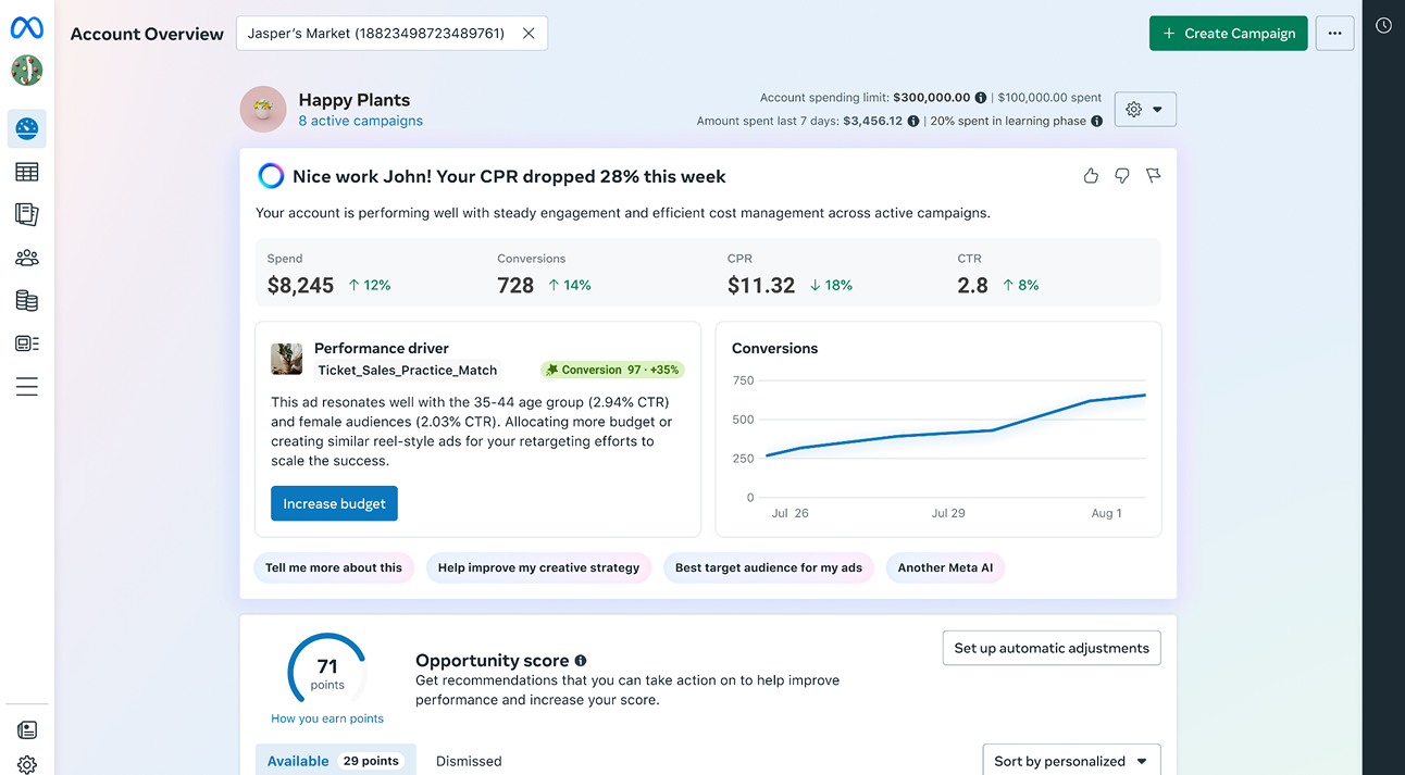 Meta AI Business Assistant launched experience