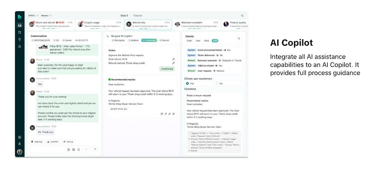 AI Copilot concept interface